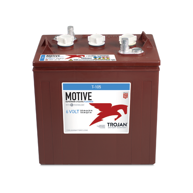 Batteria auto Trojan T105+ PIOMBO 12V 220Ah
